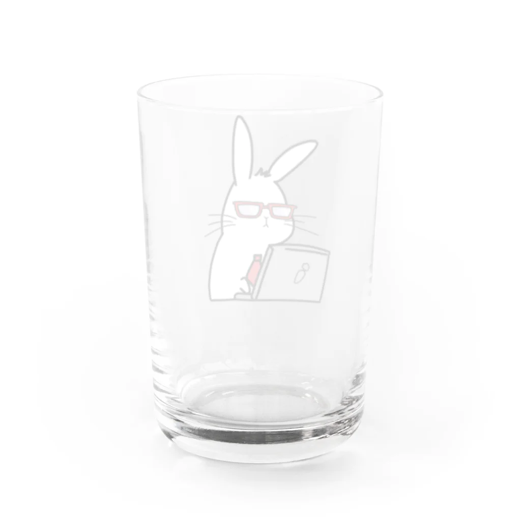 JammsworksのJammsworksのうさぎ Water Glass :back