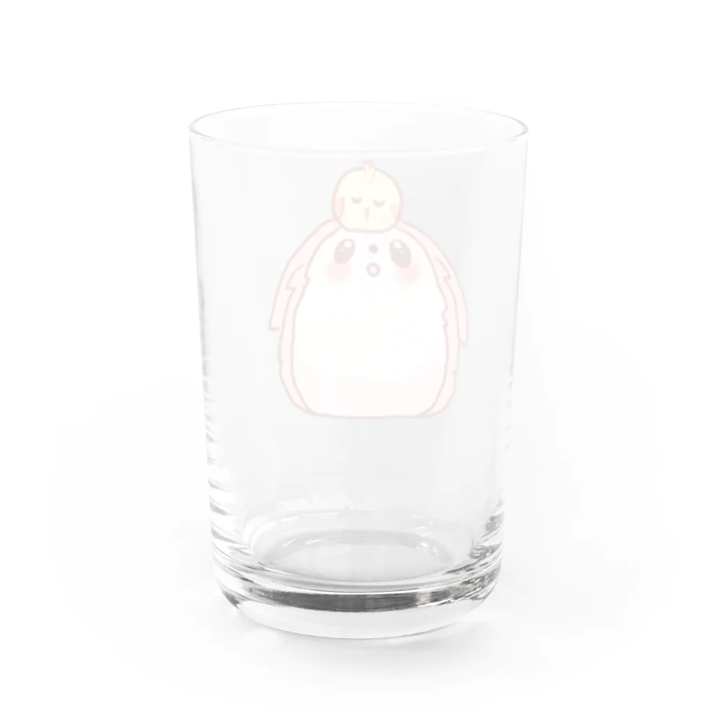 まろちゃんのほげー Water Glass :back