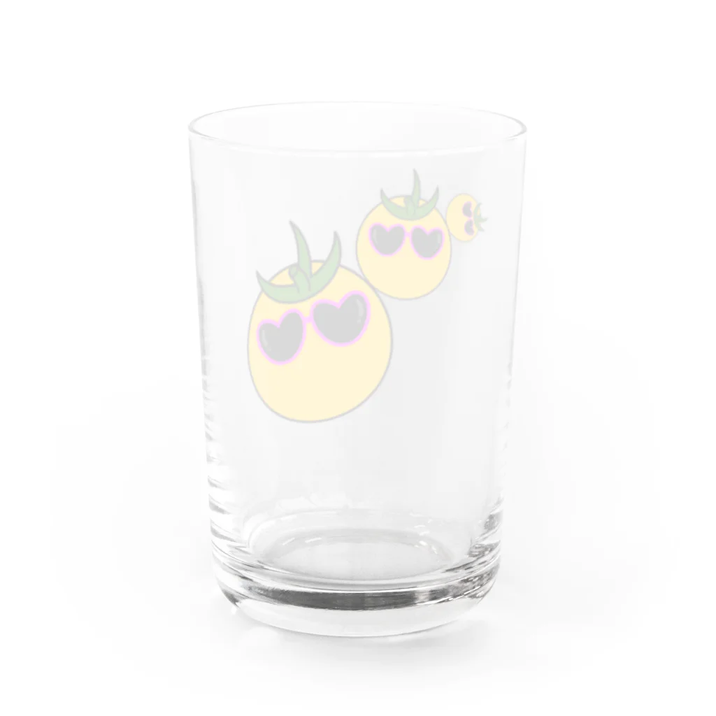 こかみくのトマト娘 Water Glass :back