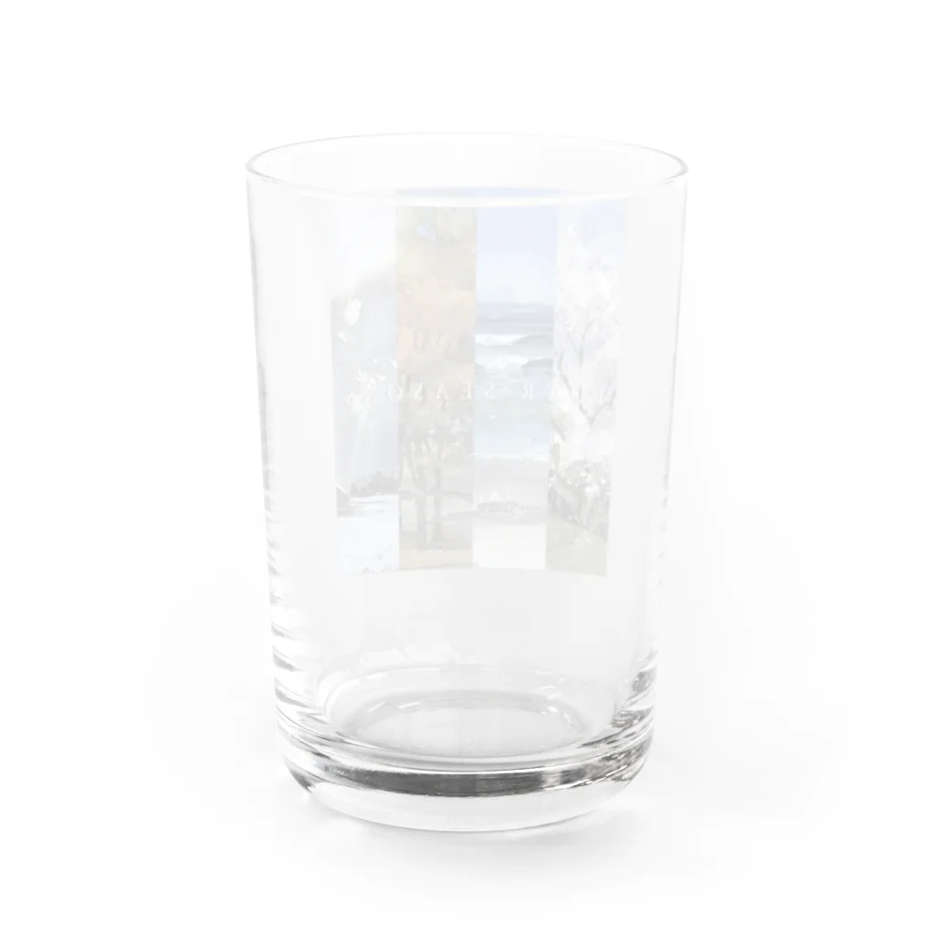 源内コンセプションの【水彩】FOUR SEASONS Water Glass :back