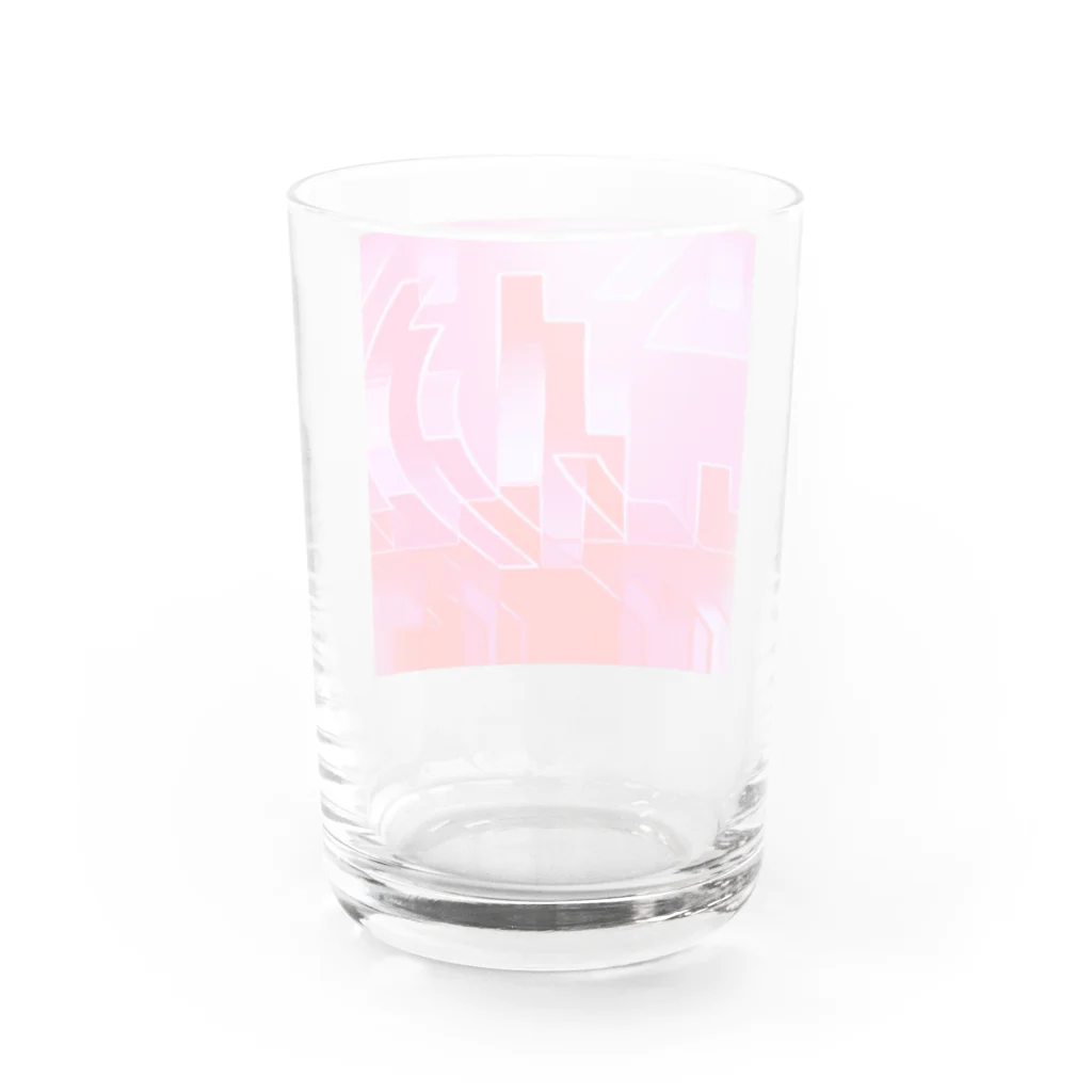 DIFFERENT/DAMAGEのONSEN CITY RED Water Glass :back