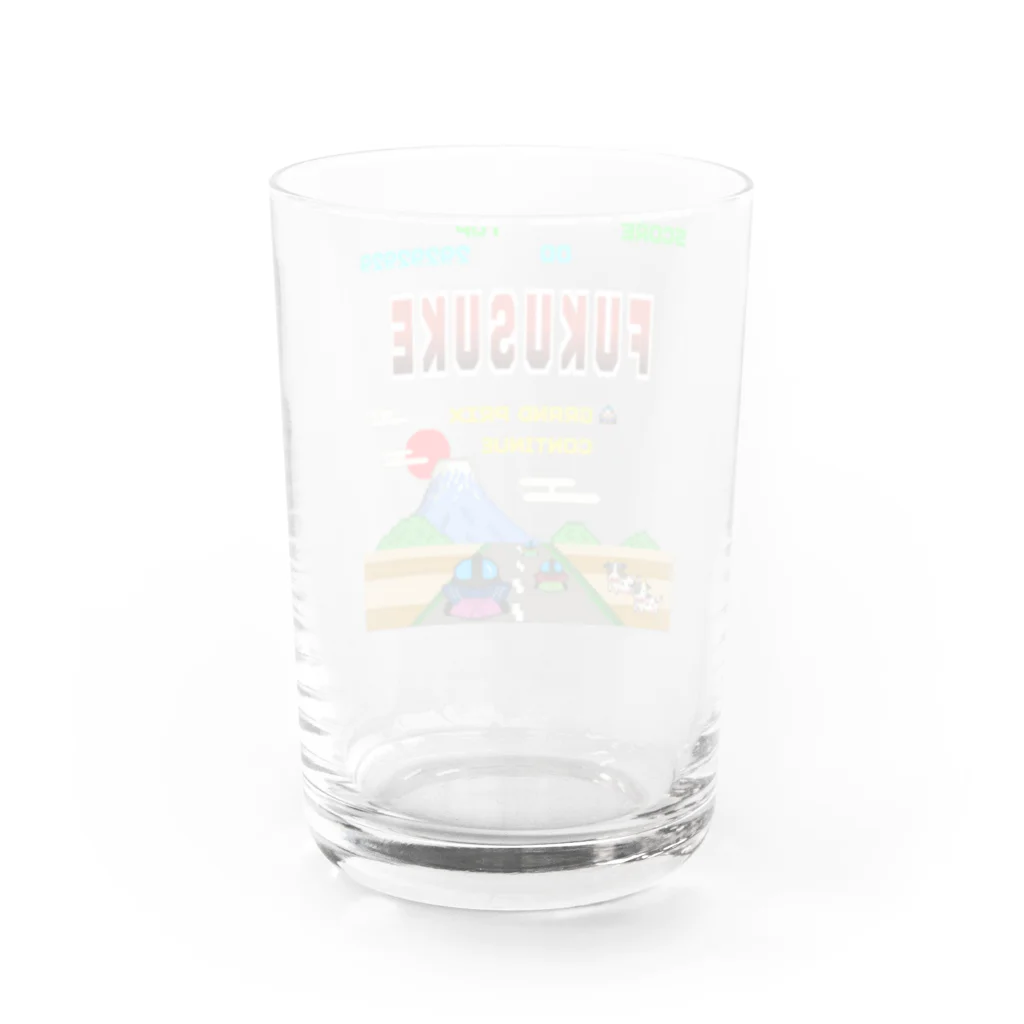 Siderunの館 B2のレトロゲーム風な福助 Water Glass :back