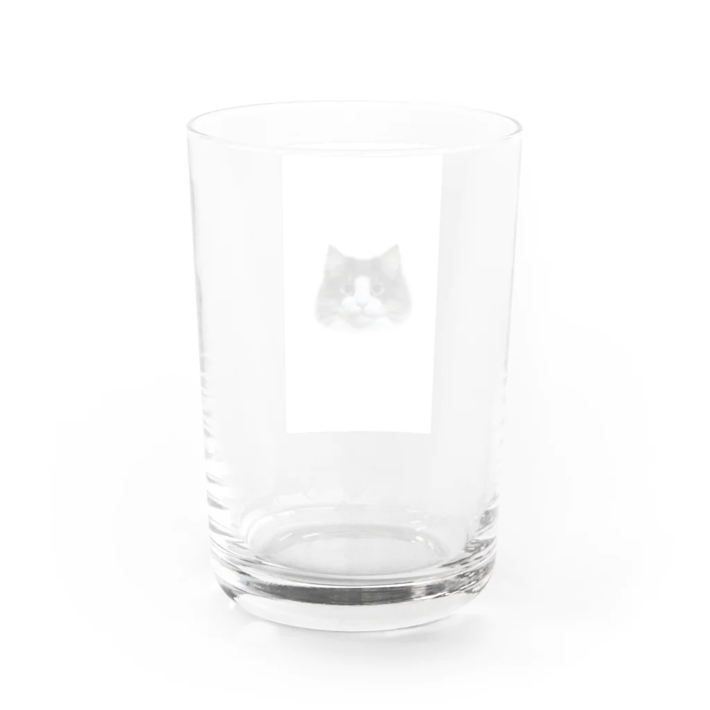 Timmy chan のTimmy the cat Water Glass :back