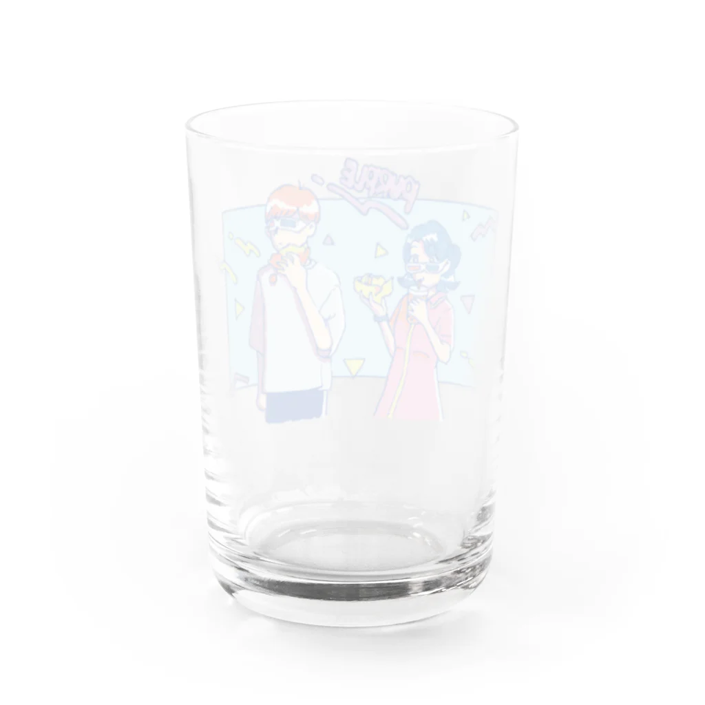 NI_COLD_BEERのポップなPURPLE Water Glass :back