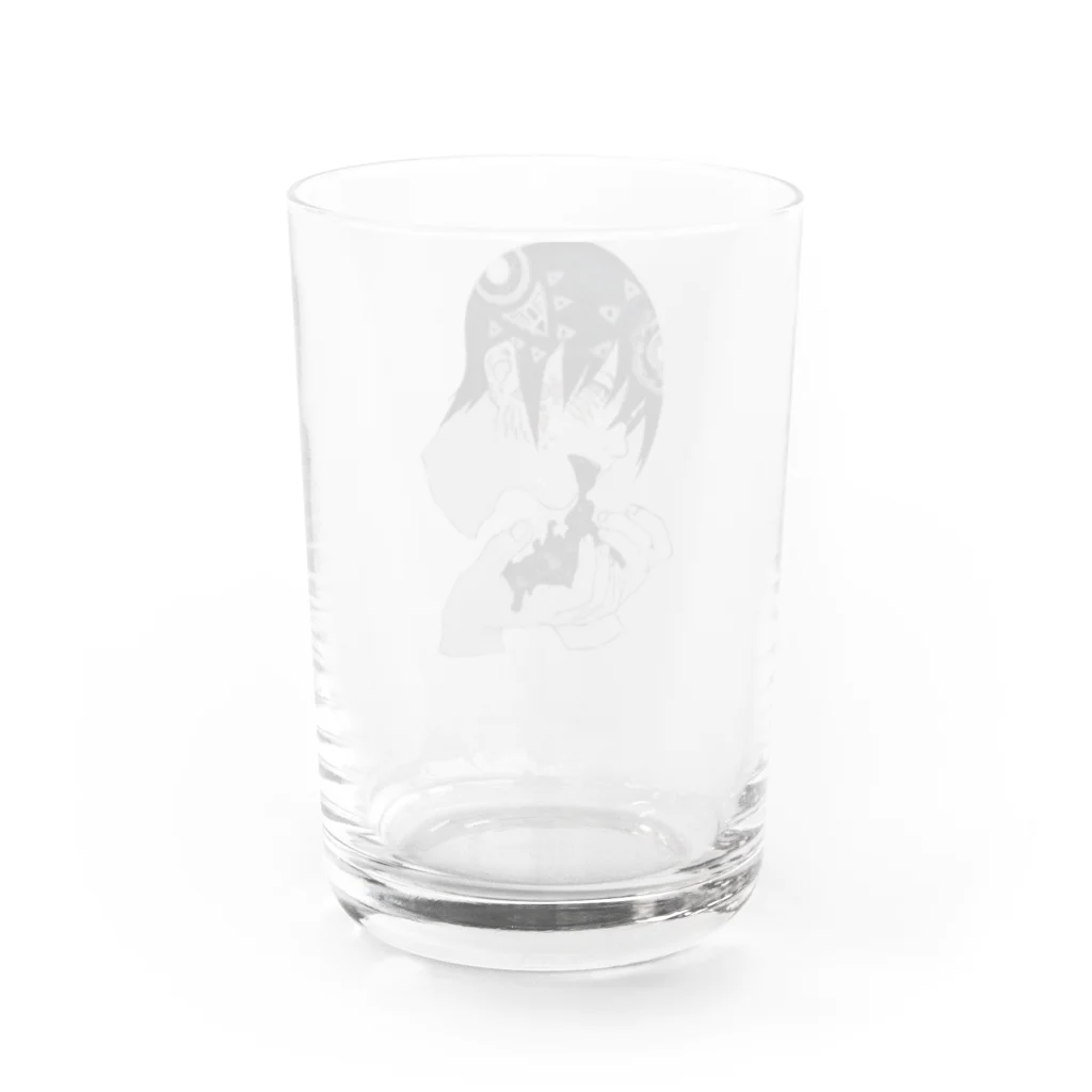 緋沙墨の食 Water Glass :back