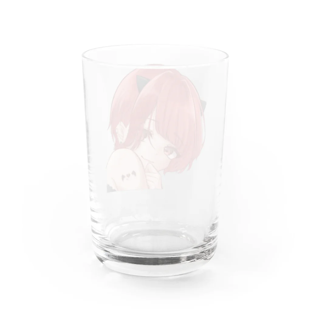 😈さほちのおみせやさん🍾の小悪魔さほち Water Glass :back