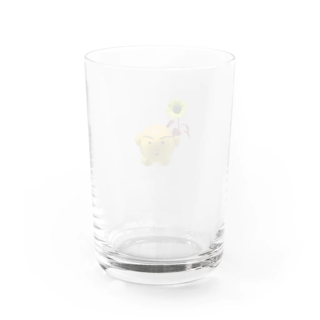 にゃんの3Dだこちて Water Glass :back