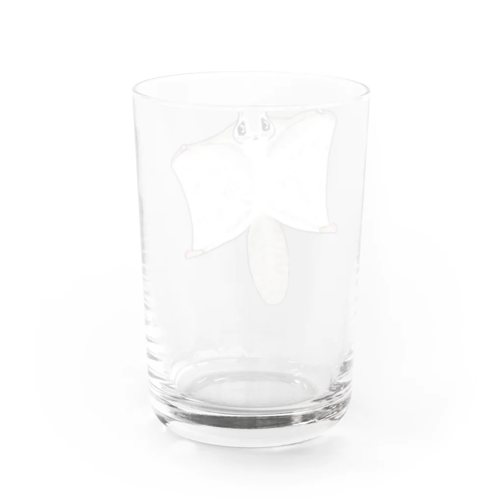 LalaHangeulのエゾモモンガさんドーン！ Water Glass :back