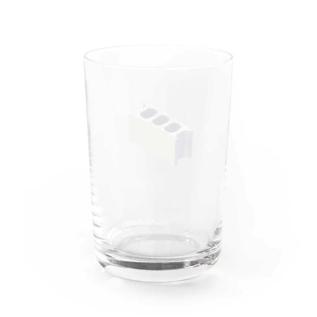 これおたのこんくりーとぶろっく Water Glass :back