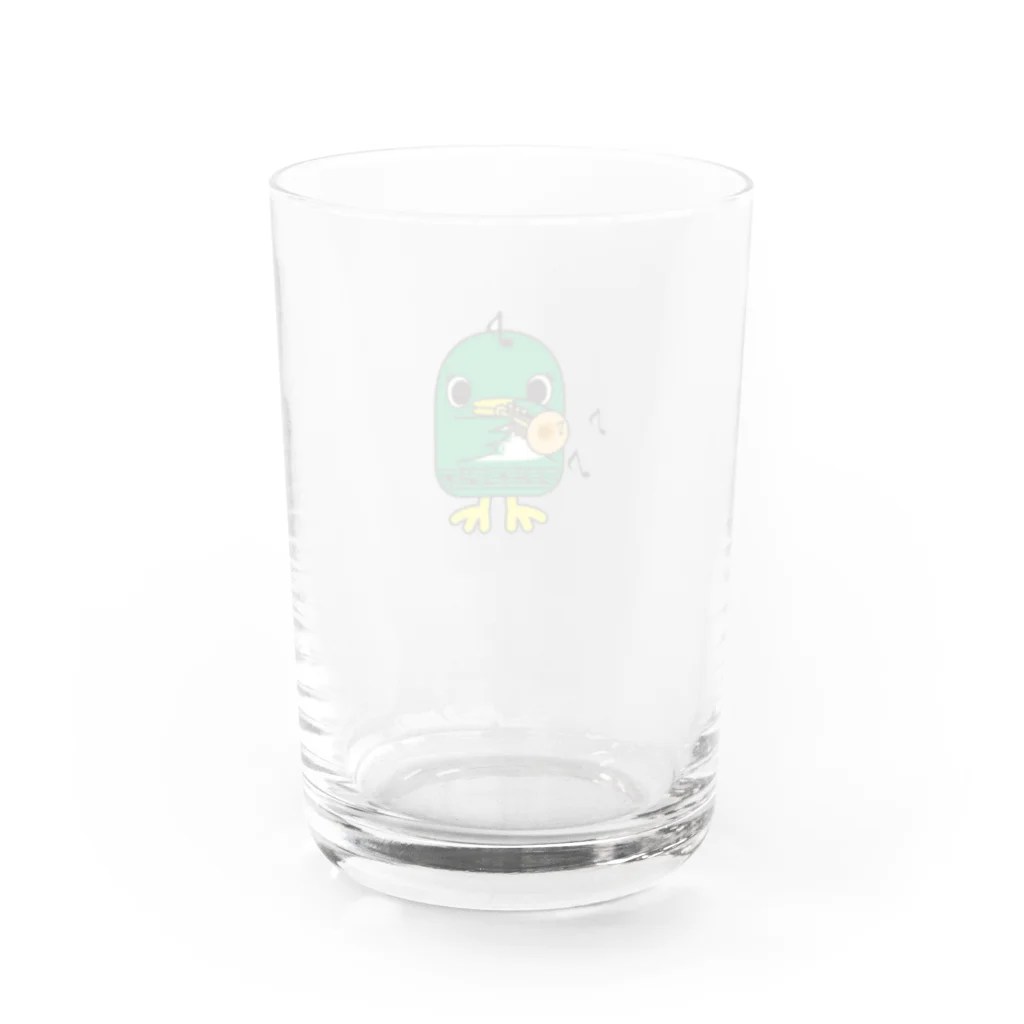 千葉人のトランペットを吹くナラシド♪ Water Glass :back