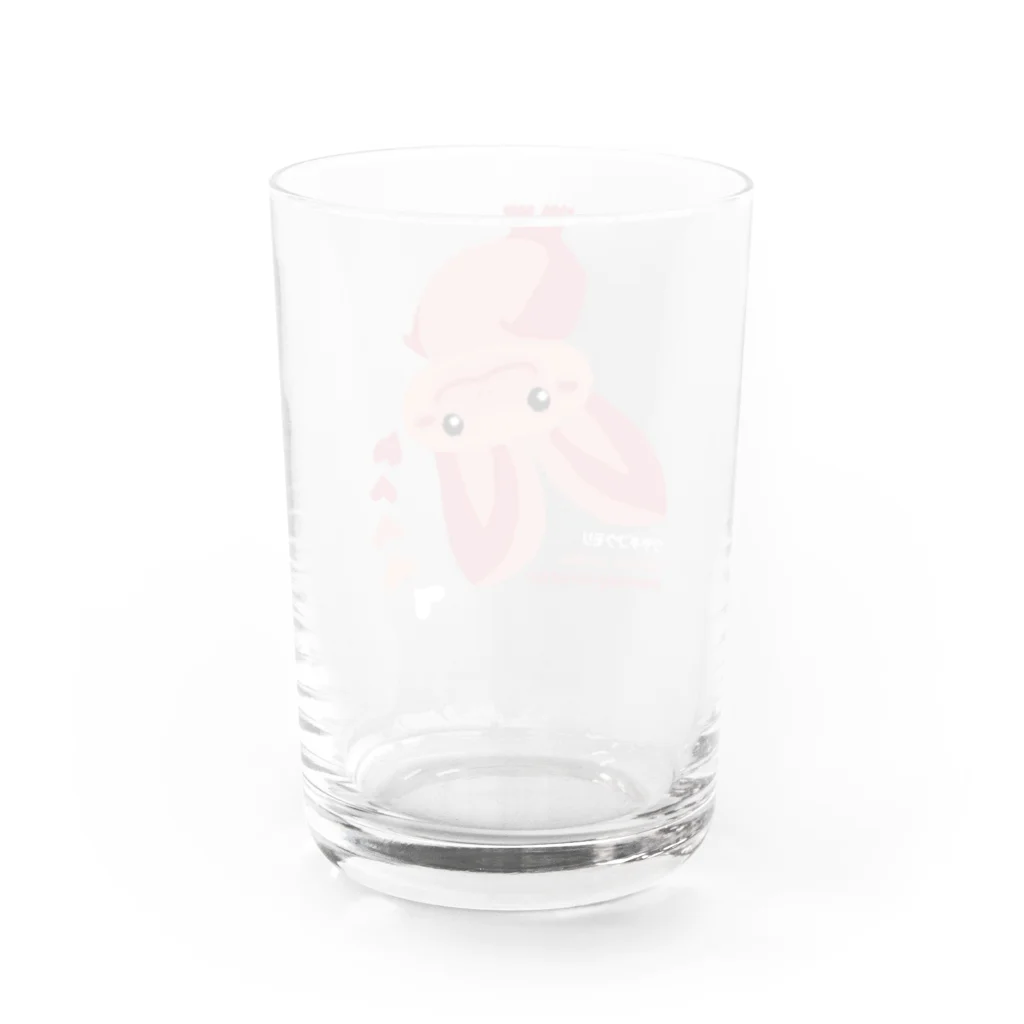 雁花工房（寄付アイテム販売中です）のウサギコウモリ Water Glass :back