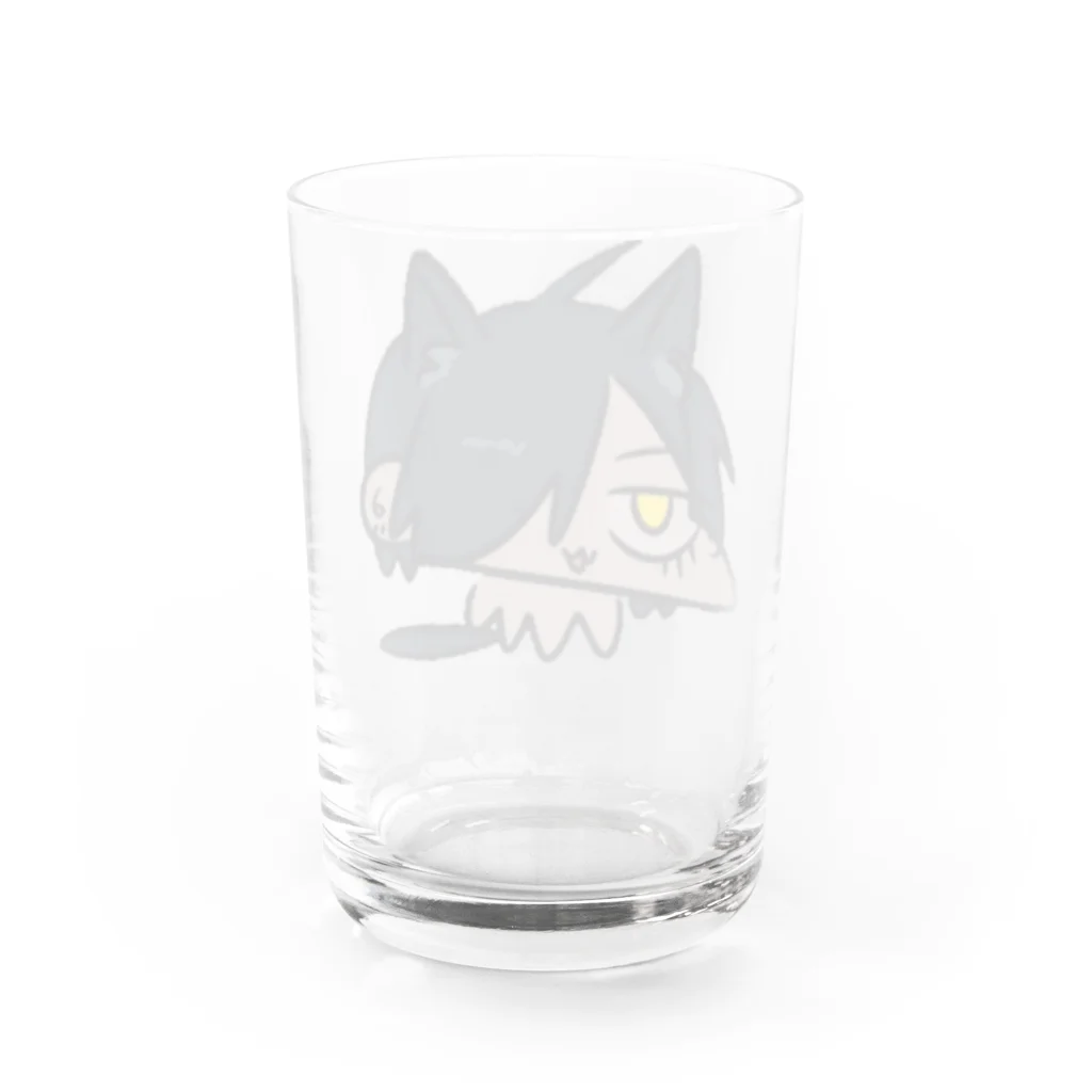 めてるの路上販売のねこのめてる Water Glass :back