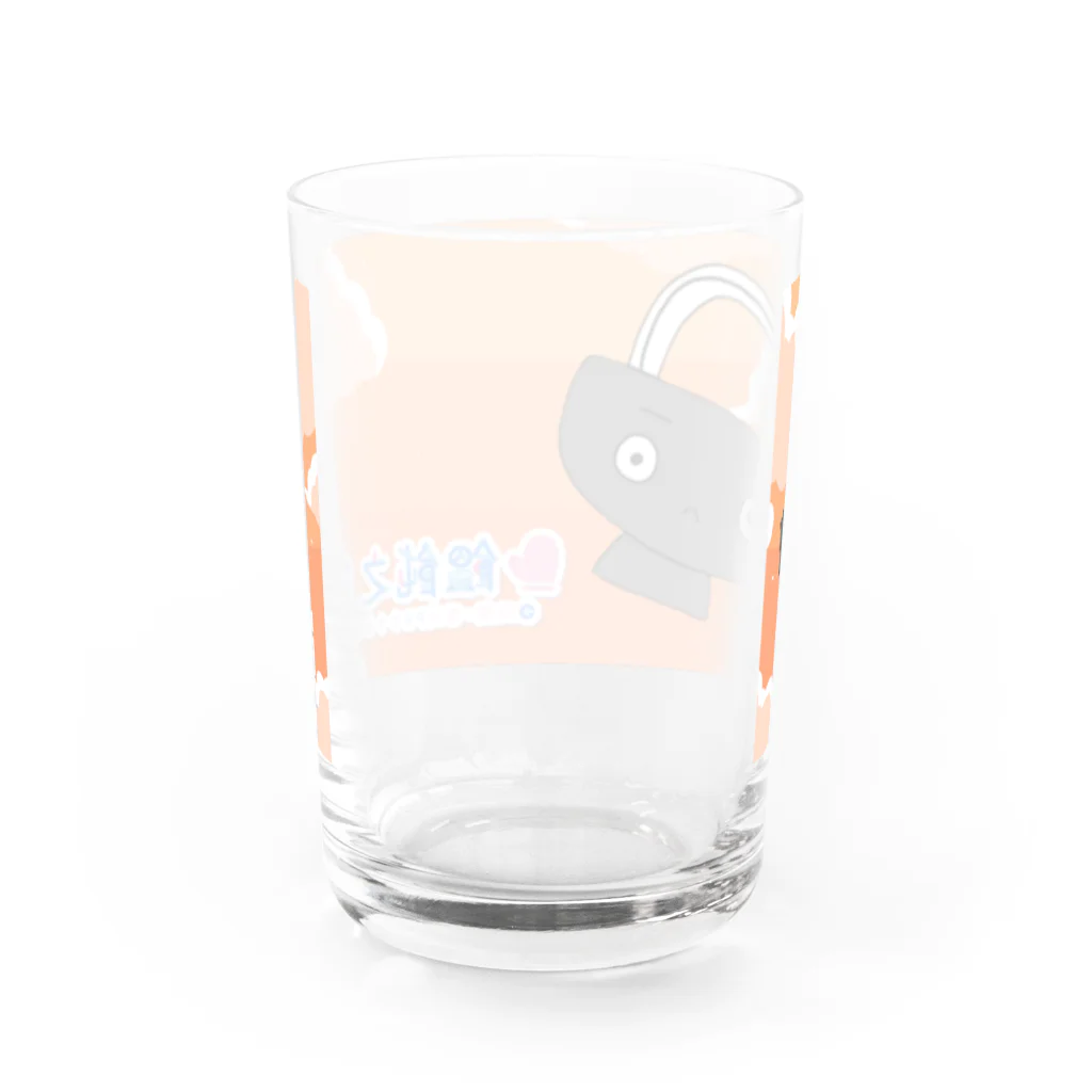 饂飩之ミコ🛸🐰🍀香川民のうどんくん Water Glass :back