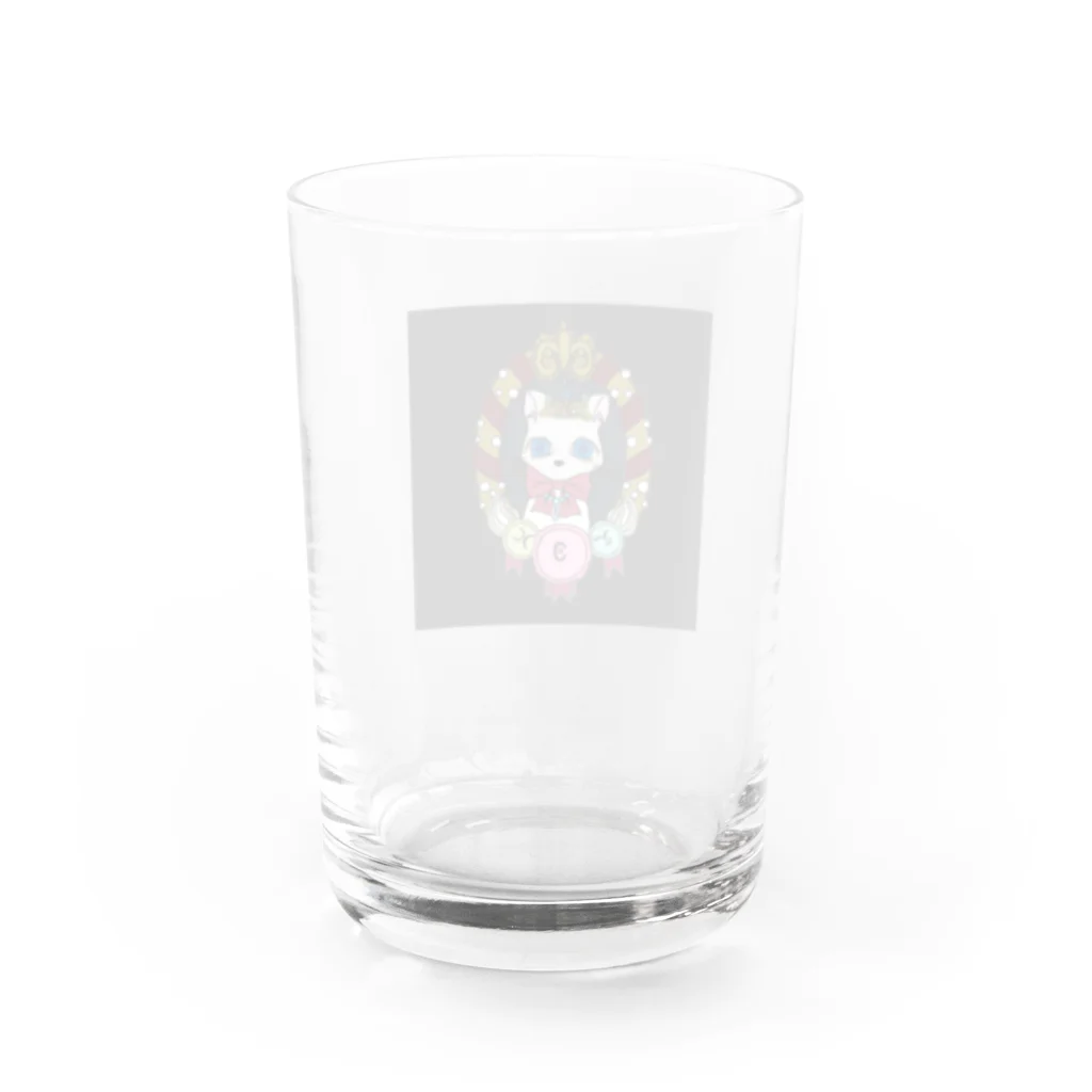 Yoruno Ocha KaiのＹＯＫ 猫 Water Glass :back