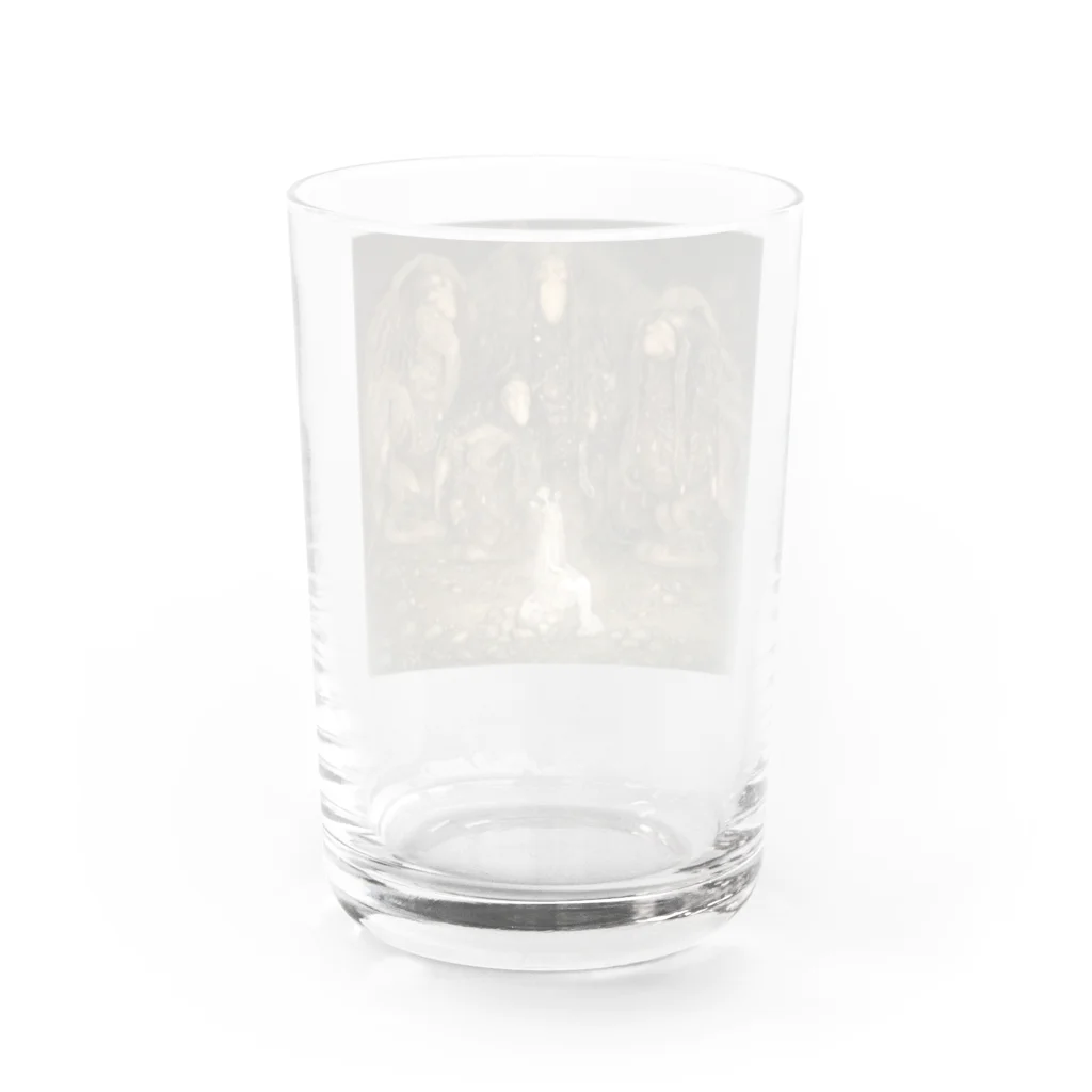 世界の絵画アートグッズのヨン・バウエル《妖精姫》 Water Glass :back