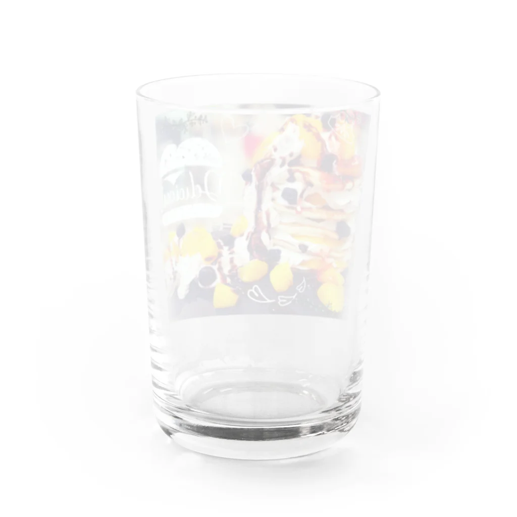 KURONMARONのパンケーキはじめました Water Glass :back