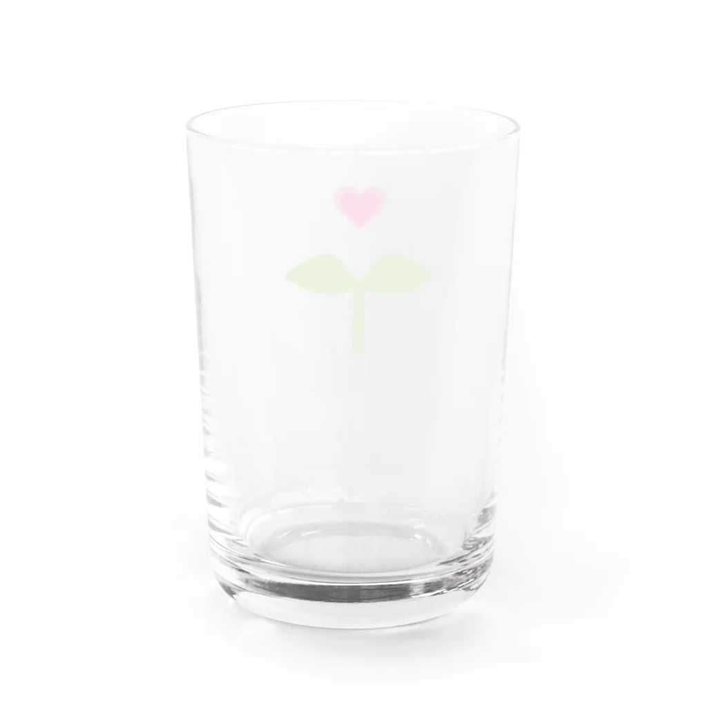 hiori-coco.shopの花芽 Water Glass :back