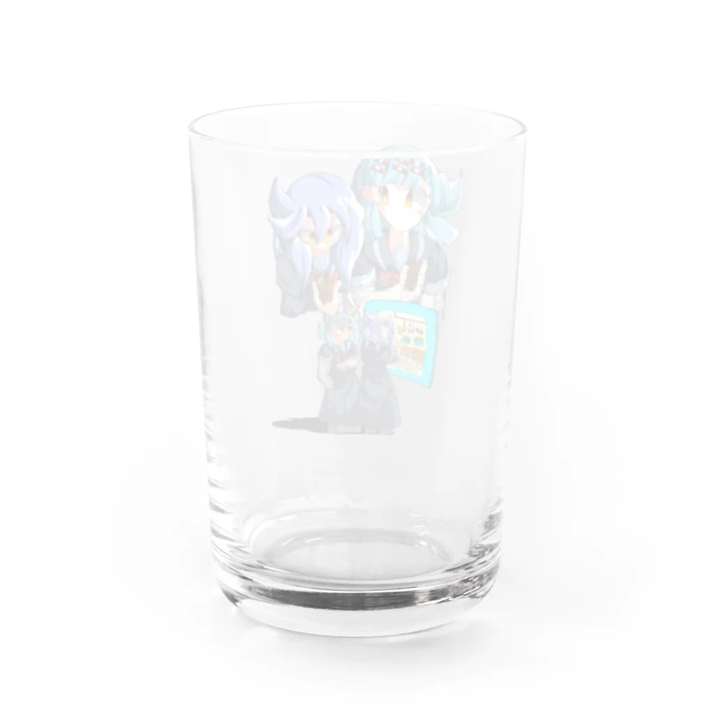 ぺジュン(Skeb受付中)のウェポングッズ　安眠＆理流 Water Glass :back