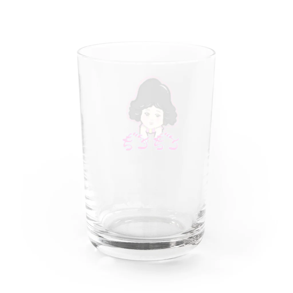 まりゑ広告のどきどきちゃん💓 Water Glass :back