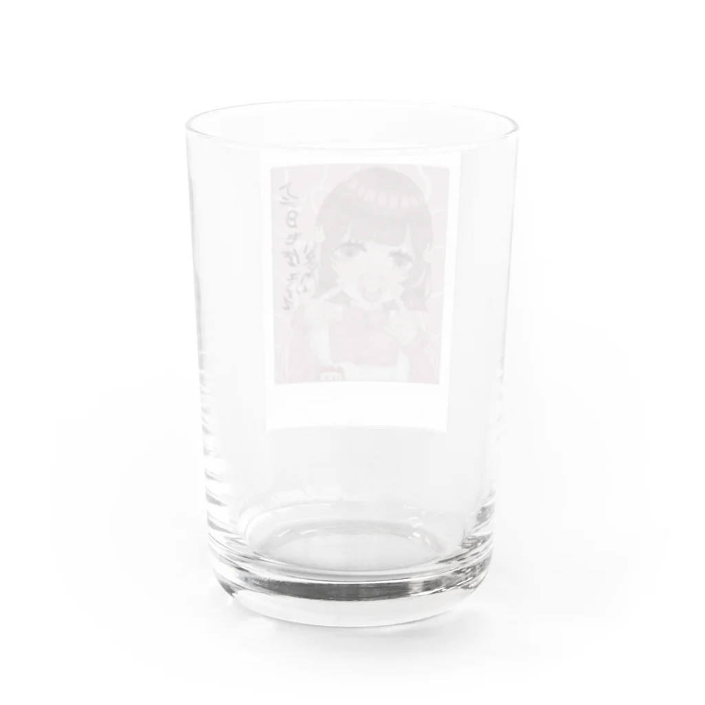 あいり🐰のチェキ女 Water Glass :back