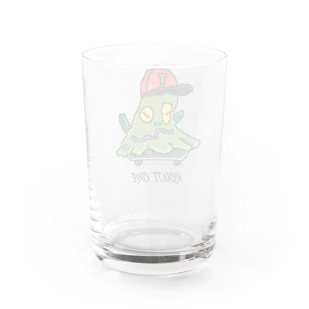 oekaki/ROUTE ONEのスライムスケーター Water Glass :back