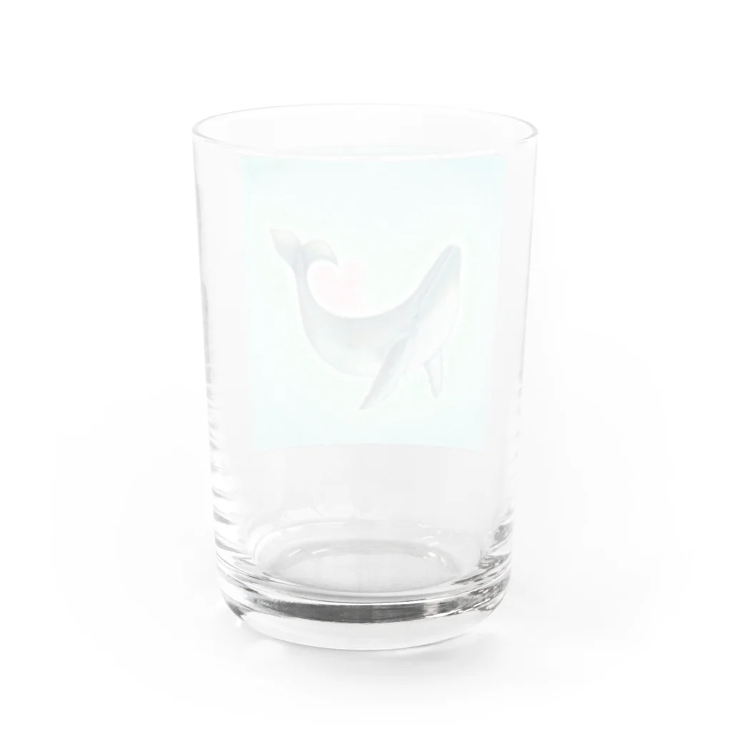 仁音-ninon-絵言葉のクジラの結ちゃん グラス反対面