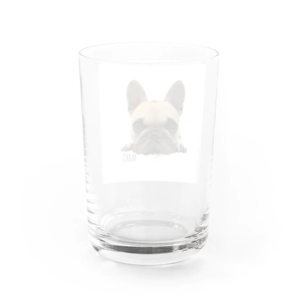 フレブル6兄弟オリジナルグッズのマロたんグラス Water Glass :back