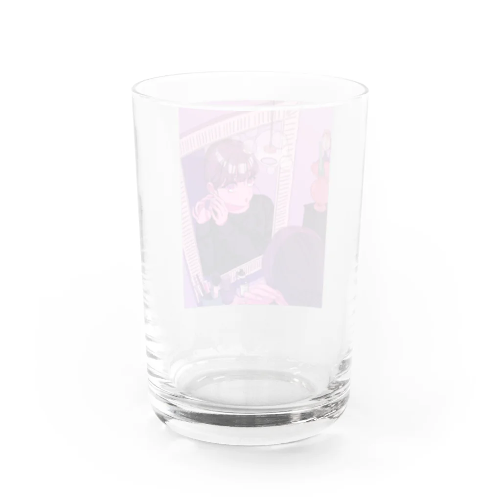 雛井ゆら┃Yura Hinaiのお気に入りのピアスつけて Water Glass :back