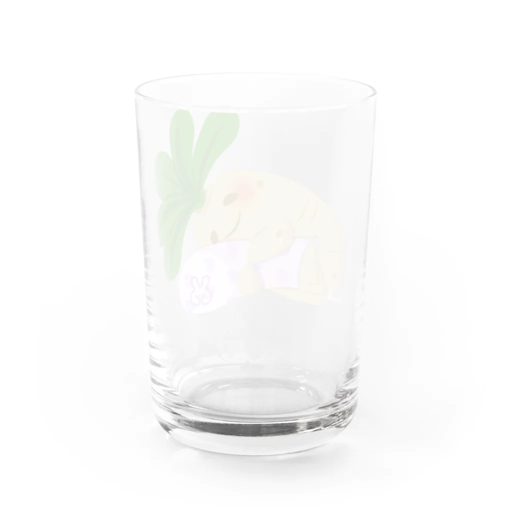 うとのぎゃらり〜🐰の抱き枕マンドラゴラさん Water Glass :back