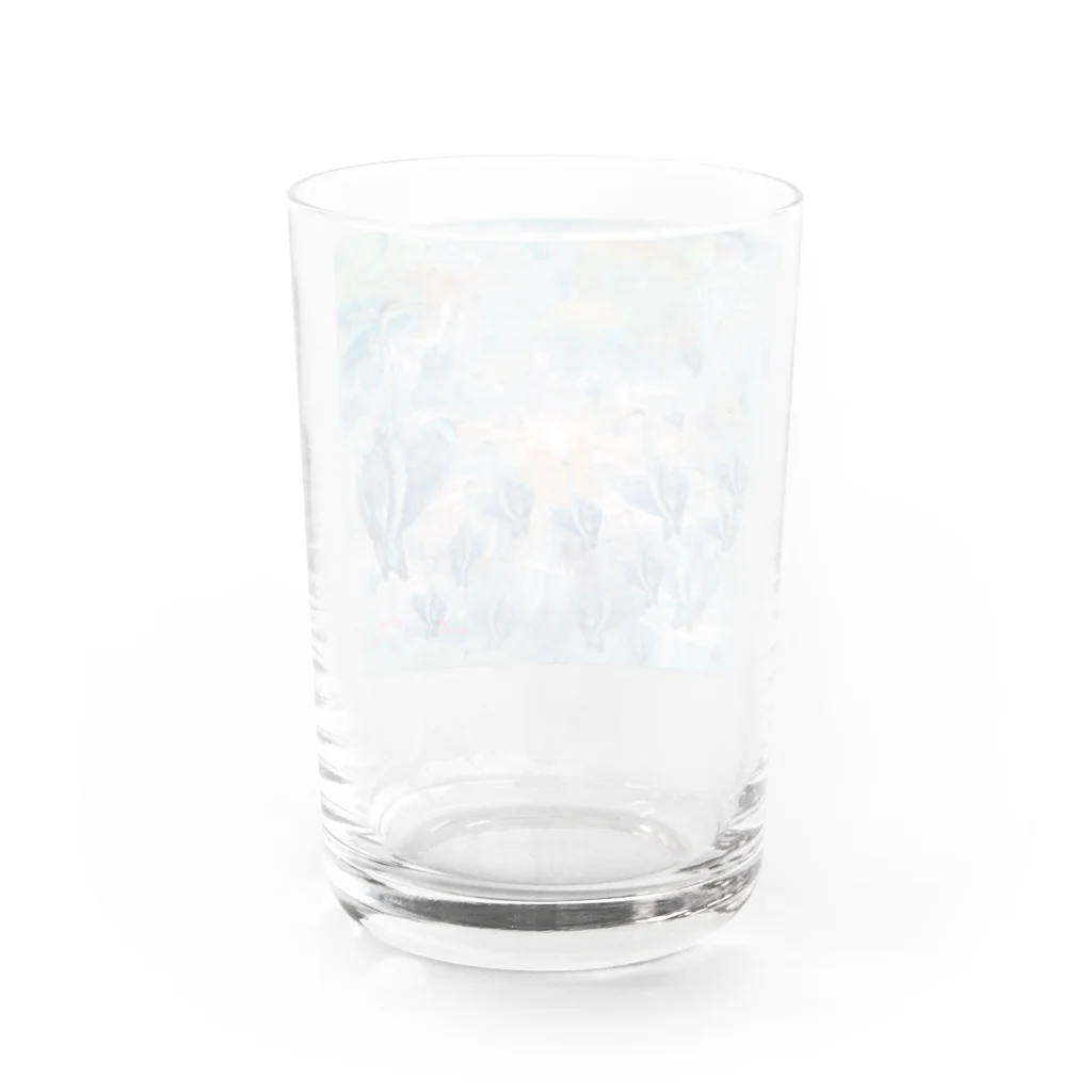 piicyunのアオサギ先輩がいっぱい Water Glass :back