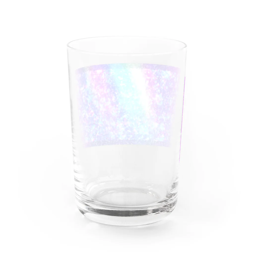 キラキラ風のキラキラの空 Water Glass :back