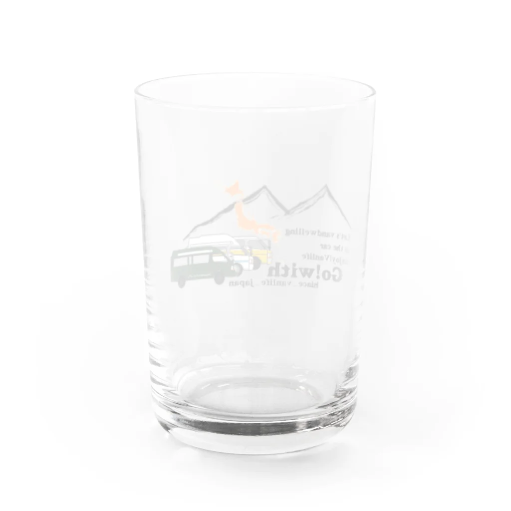 ucchy1982のhiace_vanlife_japan goods Water Glass :back