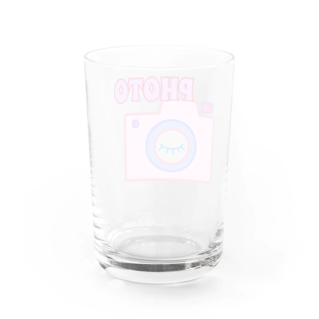 charlolのPHOTO Water Glass :back