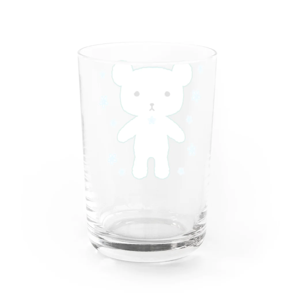 武者小路夕桐のしろくま Water Glass :back