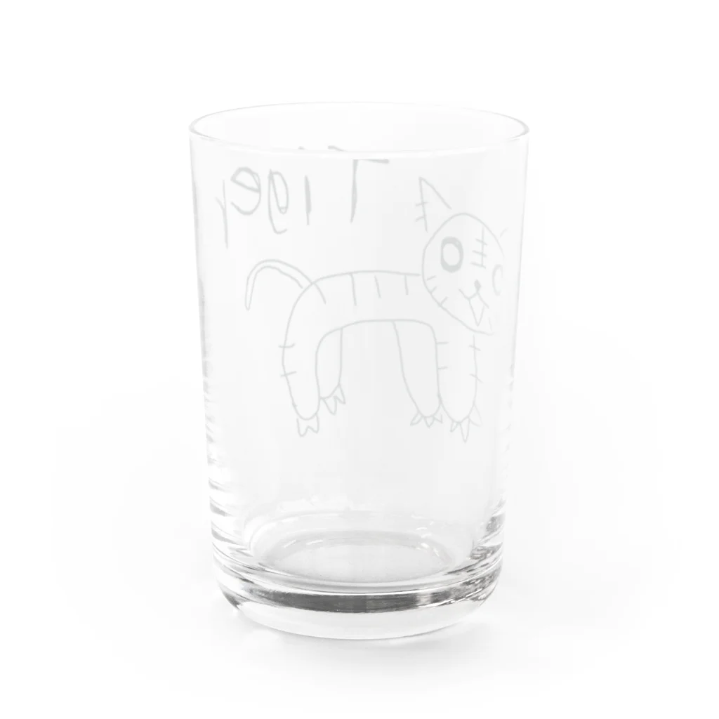 #らんたの飛蝗屋商会のたいがー Water Glass :back