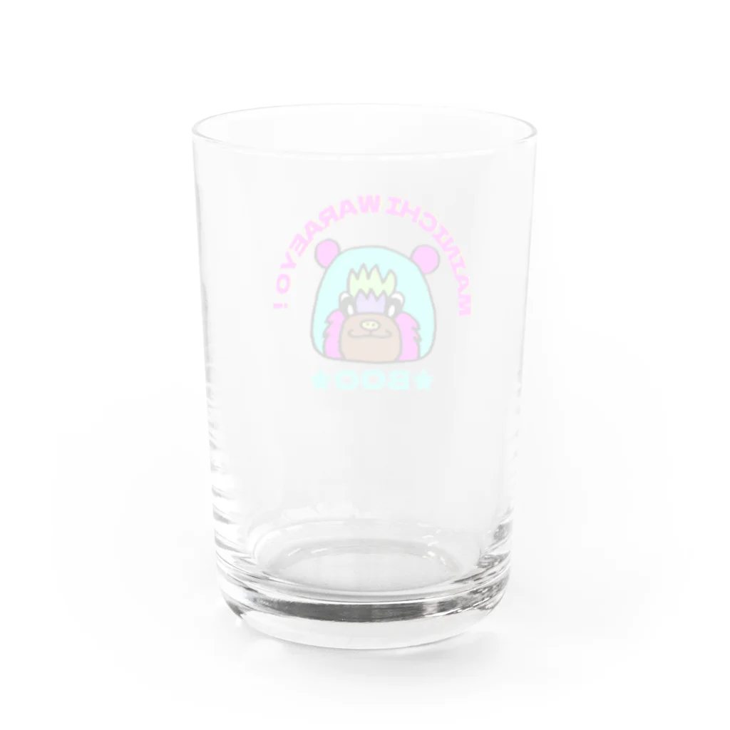 MY★BUDDYのMY BUDDY 公式キャラクター ★BOO★ Water Glass :back