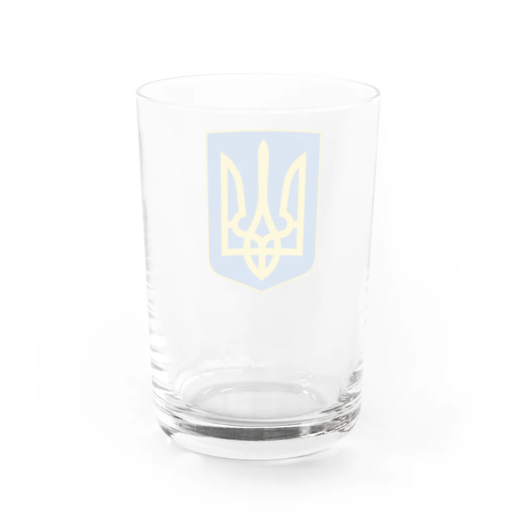 puikkoの国章　ウクライナ グラス反対面