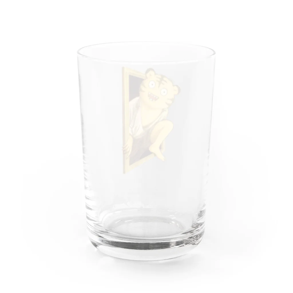 ひまそうだなショップの逃走 Water Glass :back