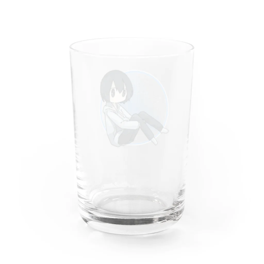 あおぼうしの_ Water Glass :back