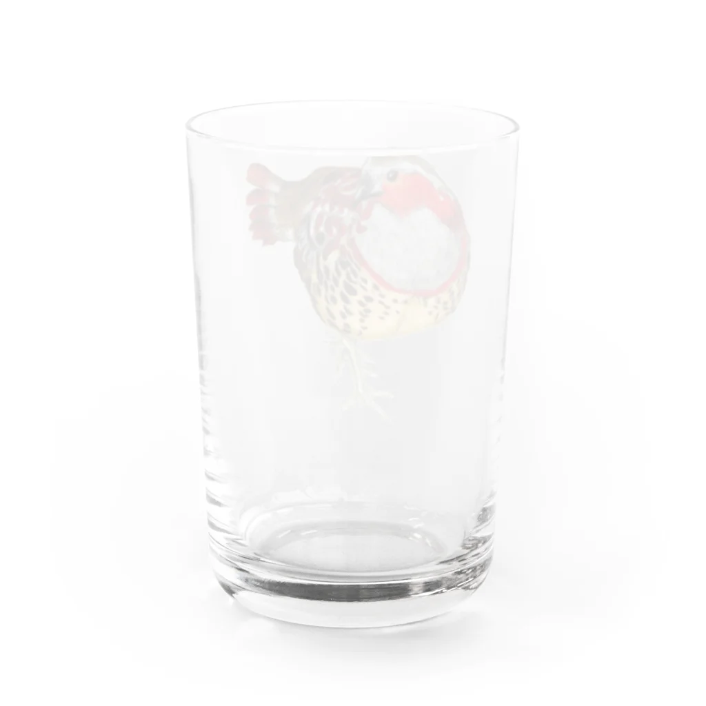 森図鑑の[森図鑑] コジュケイ Water Glass :back