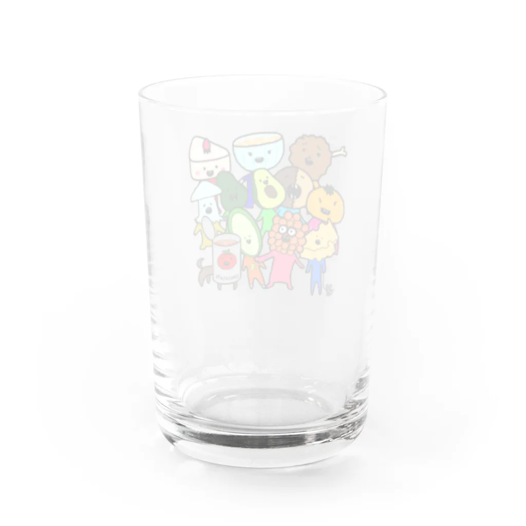 1GATAの1GATA Friends Water Glass :back