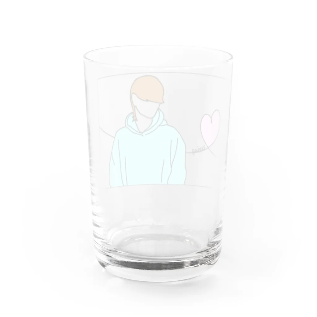 shushのboring Water Glass :back