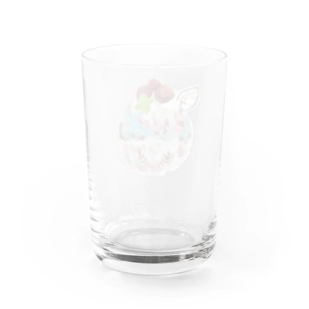 【ホラー専門店】ジルショップの桜チョコミント❀スイーツ Water Glass :back