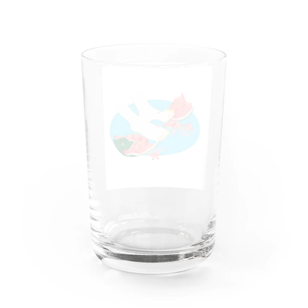 Staticeのスイカ割り Water Glass :back