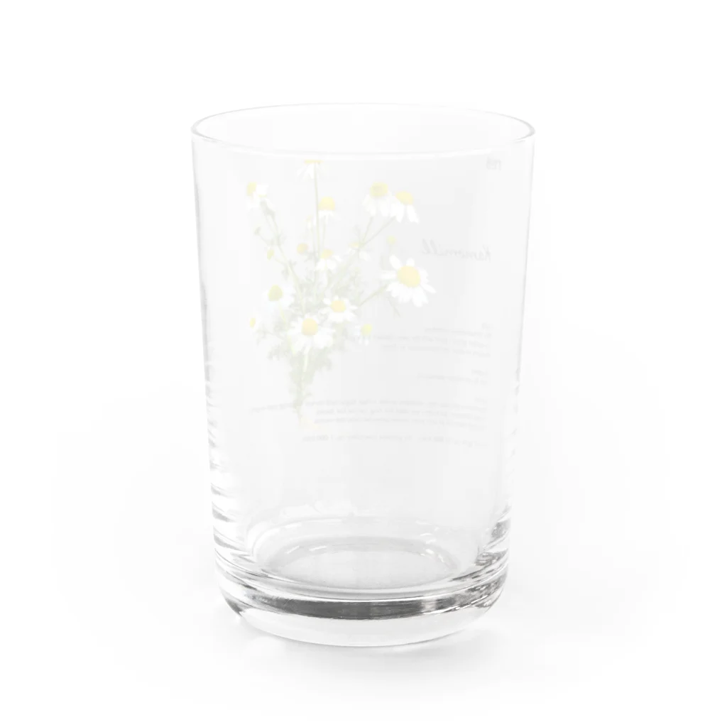 Weの私たちの菜園より カモミール Water Glass :back