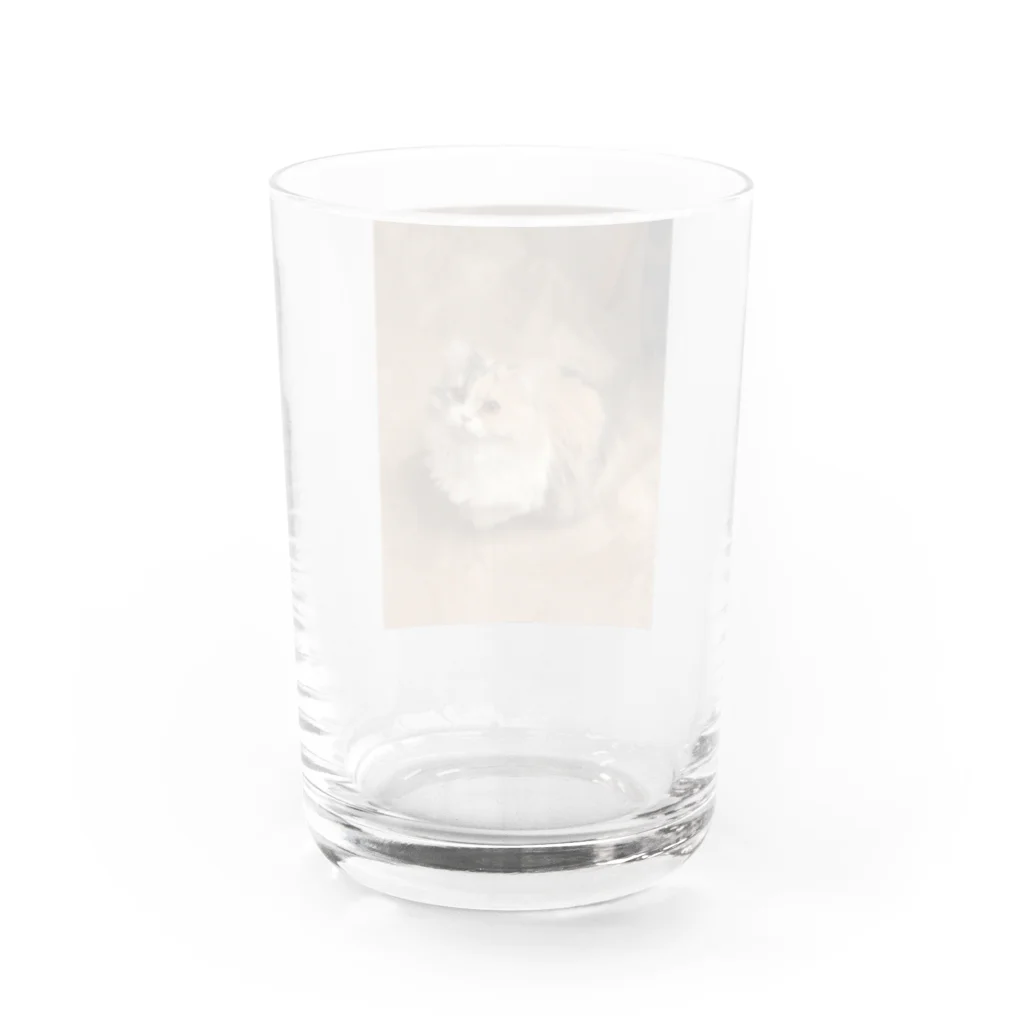 ぺーくんとイソコちゃんのかわいいたぬき Water Glass :back