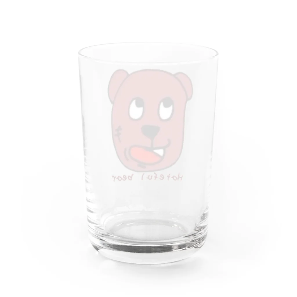 あきけん@カラオケYouTuberのHateful bear Water Glass :back