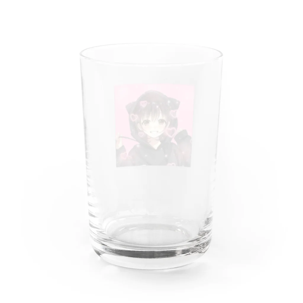 杏ちゃん🍅の杏ちゃんイラスト Water Glass :back