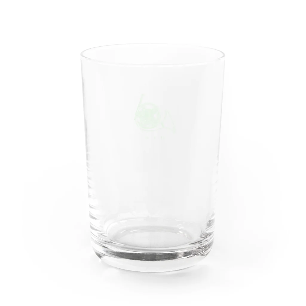 saiのほるん（グリーン） Water Glass :back