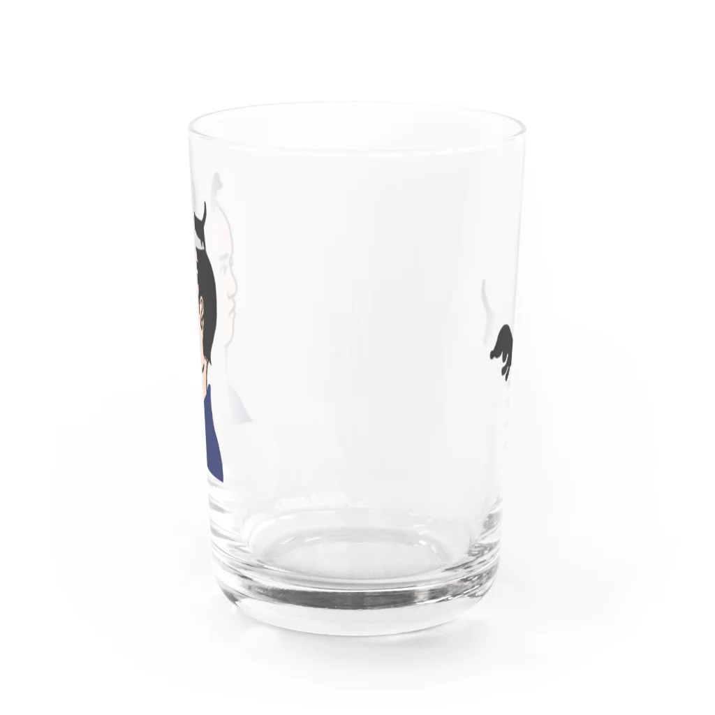 CHOSANAのダックス侍 にらみ Water Glass :back